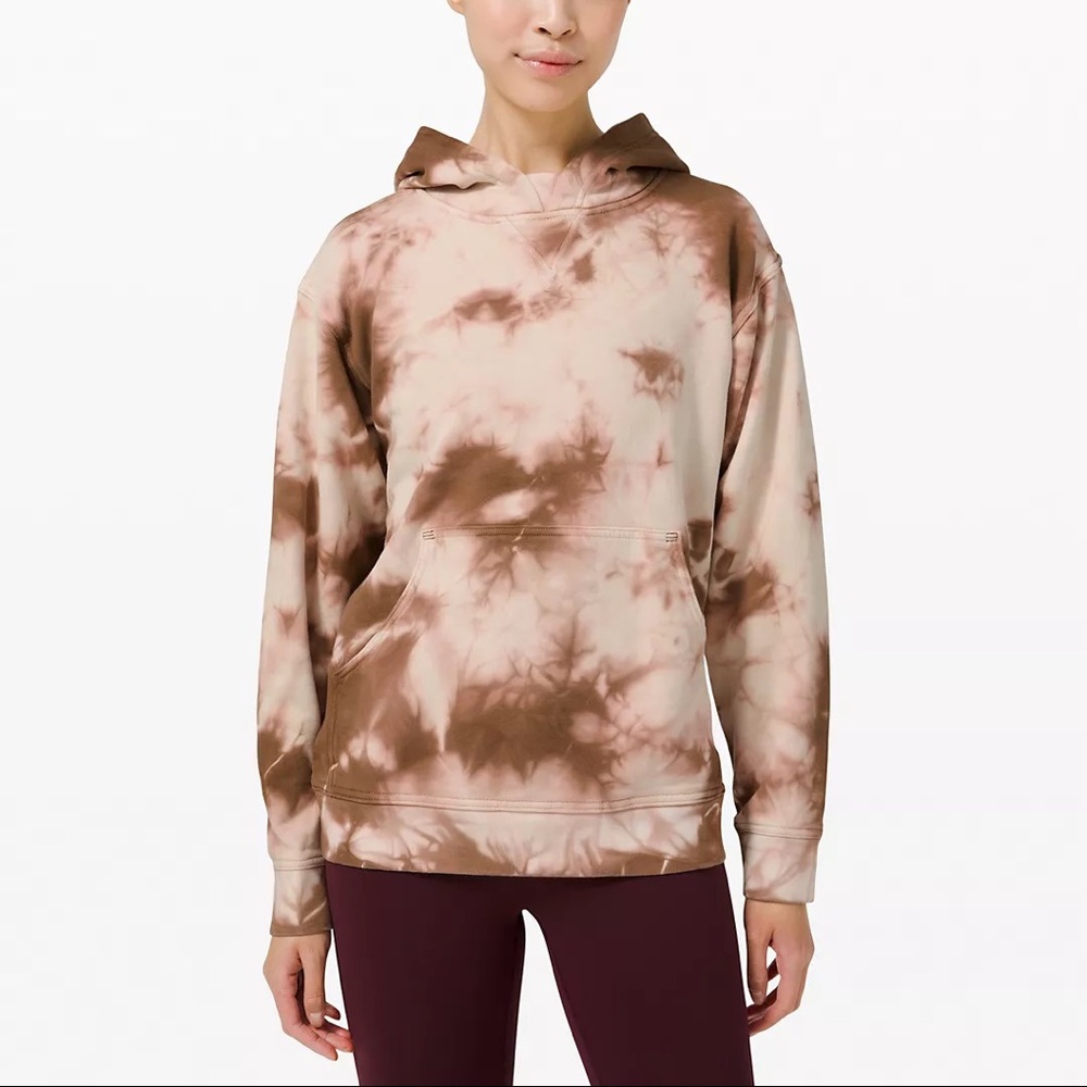 Lululemon Tie Die All Yours Hoodie Earth Dye size 4